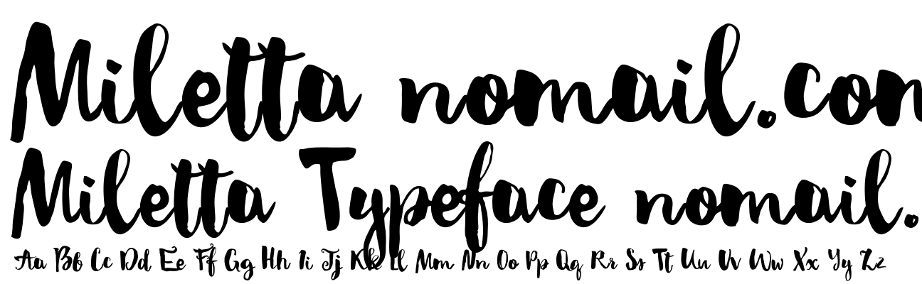 Miletta Typeface