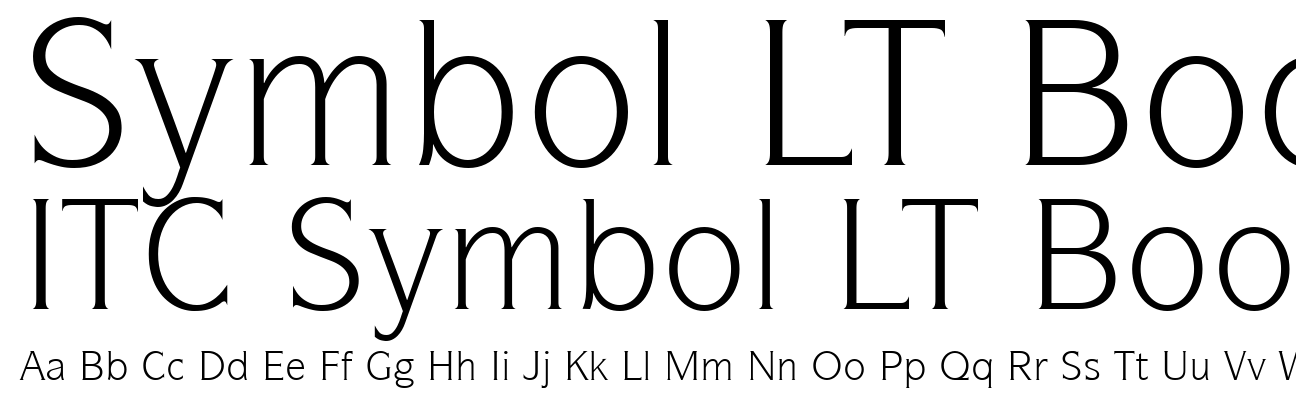 ITC Symbol LT Book