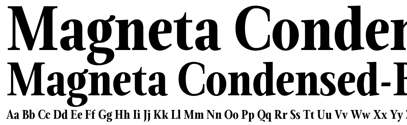 Magneta Condensed-Bold
