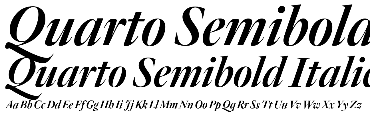 Quarto Semibold Italic