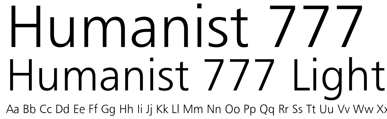 Humanist 777 Light