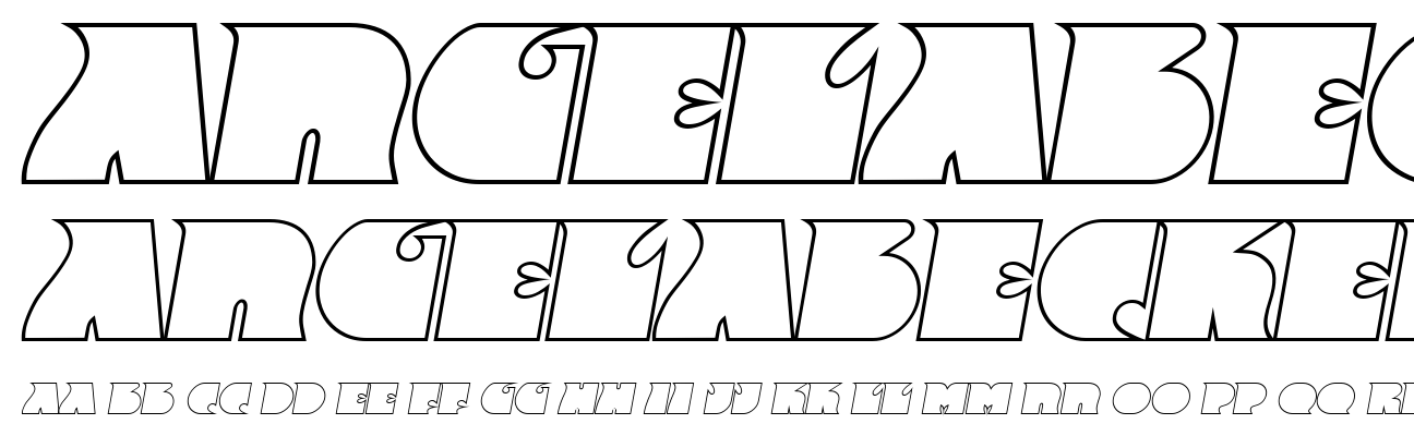 AngelaBeckerOutline Bold Italic