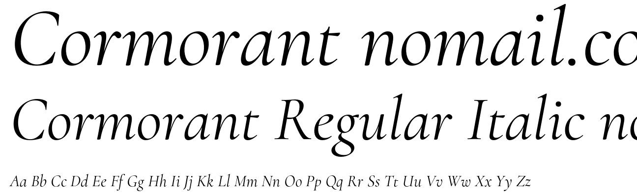 Cormorant Regular Italic