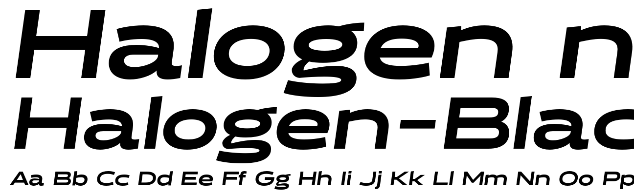 Halogen-Black Oblique
