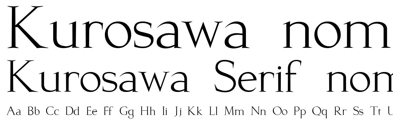 Kurosawa Serif