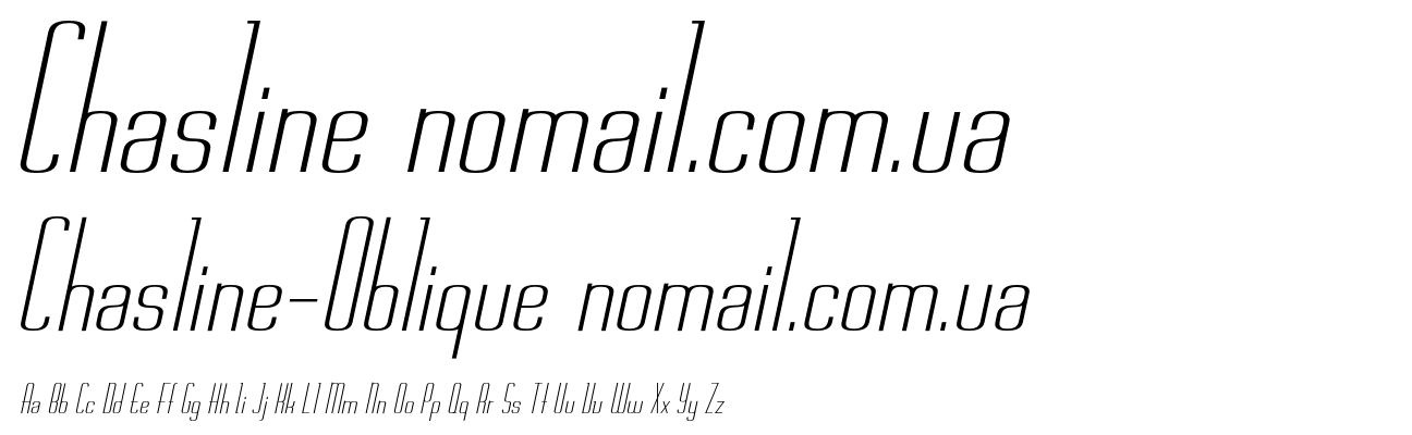 Chasline-Oblique